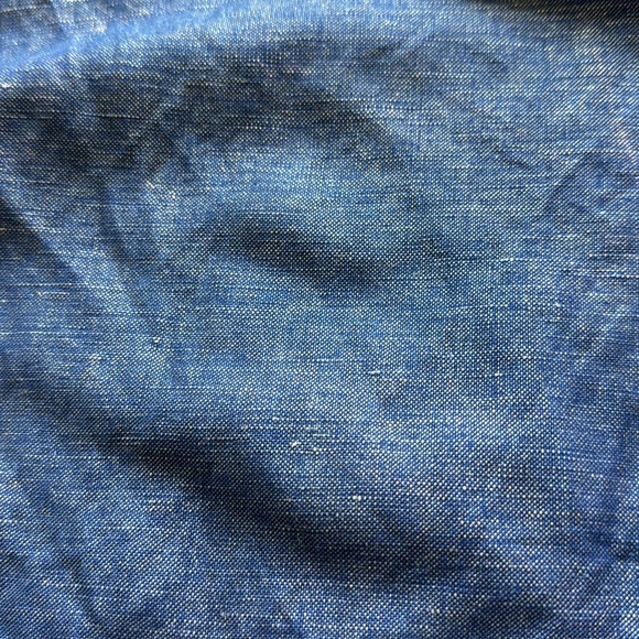 Vineyard Vines Shimmer Linen-Blend Scallop Top - Picture 7 of 11